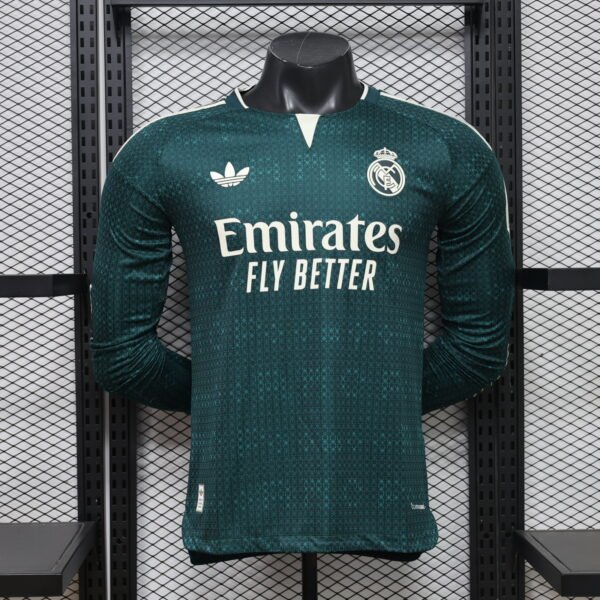 2026/27 Real Madrid Away Jersey Player Version Long Sleeve
