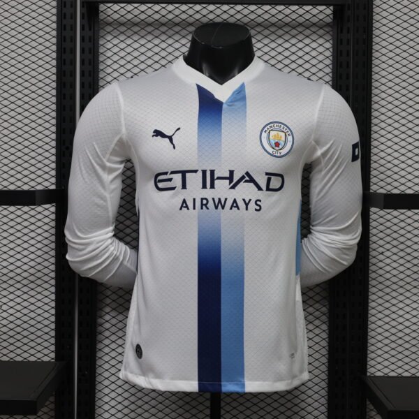 2026/27 Manchester City Third Away Jersey Player Version Long Sleeve