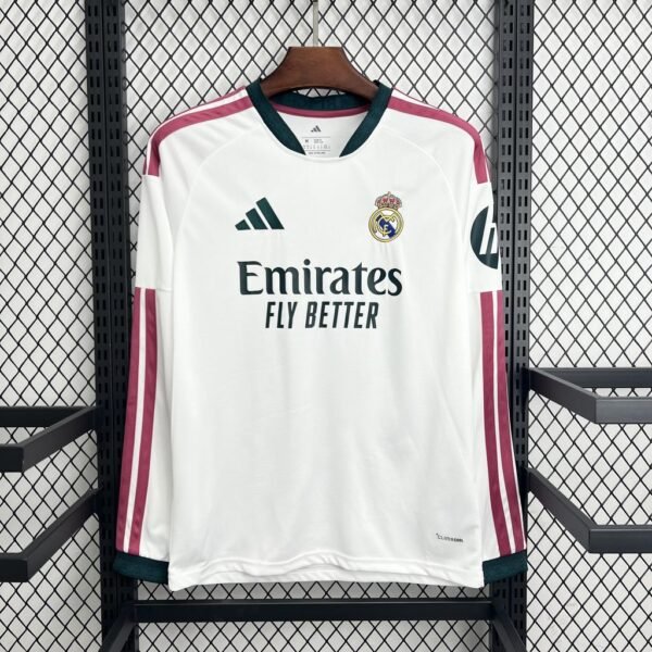 2026/27 Real Madrid Home Jersey Long Sleeve