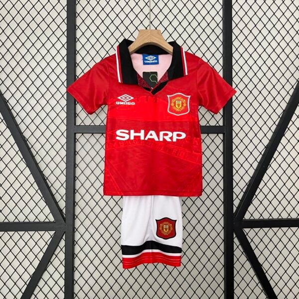 1994/95  Manchester United Home Retro Kids Jersey