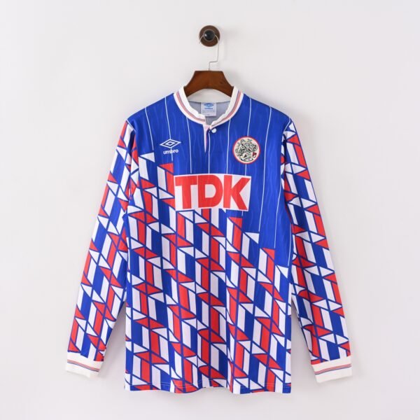 1989/90 Ajax Away Retro Jersey Long Sleeve
