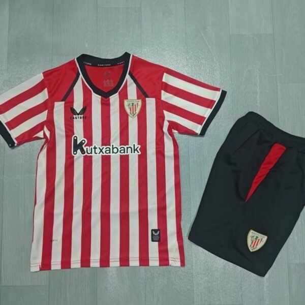 26/27Athletic Bilbao home jersey for kids