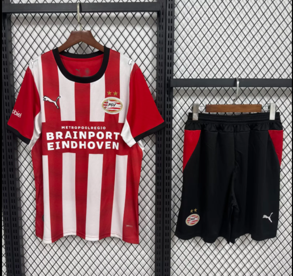 26/27PSV Eindhoven home jersey for kids