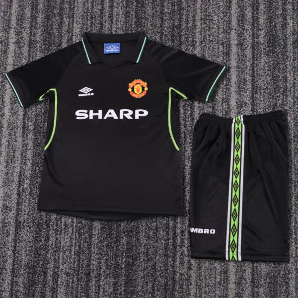 1998/99 Manchester United Third Away Retro Kids Jersey 
